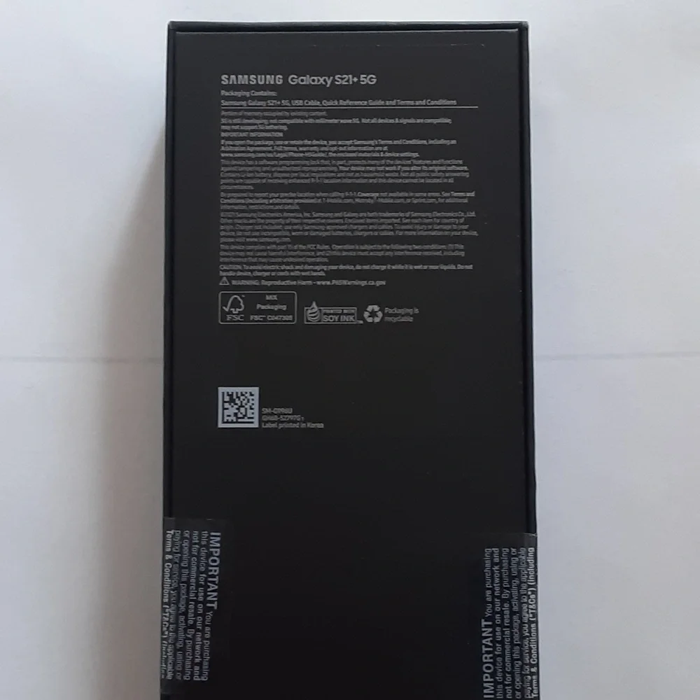 Samsung Galaxy S21+ 5G Smartphone 128GB 6.7